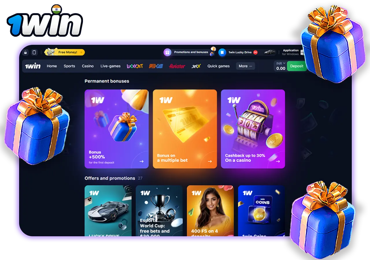 Basic information about the 1Win bonus program